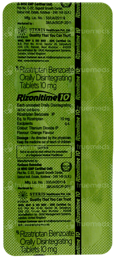 Rizonitime 10 Disintegrating Tablet 10