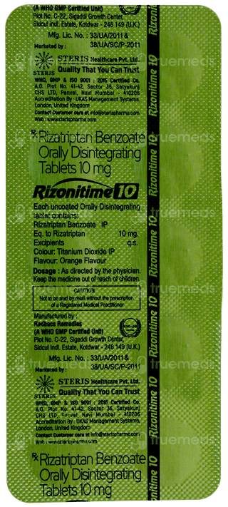 Rizonitime 10 Disintegrating Tablet 10