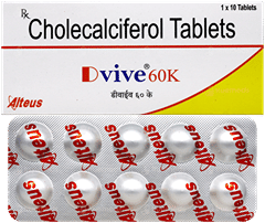 Dvive 60K Mouth Dissolving Tablet 10 Dvive 60K Mouth Dissolving Tablet 10