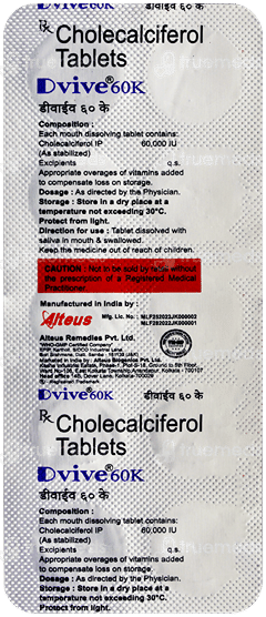 Dvive 60K Mouth Dissolving Tablet 10