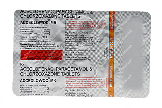 Acceclowoc Mr 100/325/250 MG Tablet 10