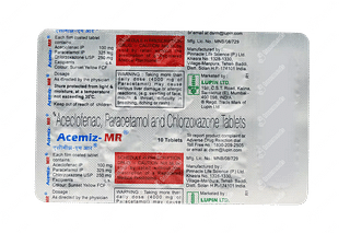 Acemiz Mr 100/325/250 MG Tablet Mr 10