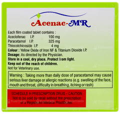 Acenac Mr Tablet 10 Acenac Mr Tablet 10