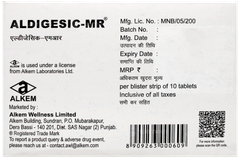 Aldigesic Mr Tablet 10 Aldigesic Mr Tablet 10