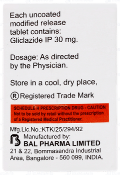 Diabend Mr 30 Tablet 10 Diabend Mr 30 Tablet 10