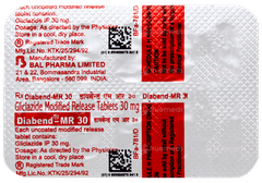 Diabend Mr 30 Tablet 10 Diabend Mr 30 Tablet 10
