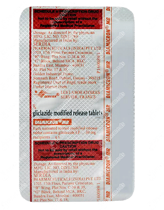 Diamicron 30 MG Tablet Mr 10