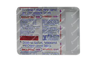 Diclotal Mr 50/325/500 MG Tablet 10