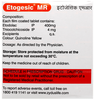 Etogesic Mr Tablet 10