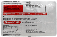 Etogesic Mr Tablet 10 Etogesic Mr Tablet 10