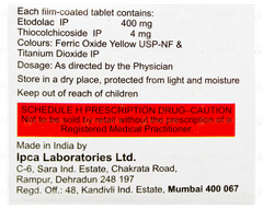 Etova Mr 400/4 Tablet 10 Etova Mr 400/4 Tablet 10