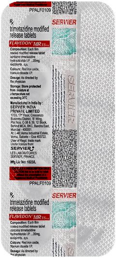 Flavedon Mr 35mg Tablet 10 Flavedon Mr 35mg Tablet 10