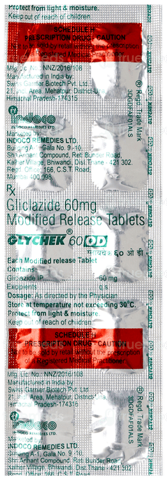 Glychek 60 Od Tablet 10 Glychek 60 Od Tablet 10