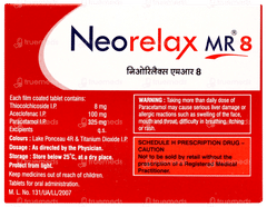 Neorelax Mr 8 Tablet 10 Neorelax Mr 8 Tablet 10