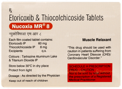Nucoxia Mr 8 Tablet 10 Nucoxia Mr 8 Tablet 10
