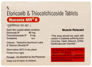 Nucoxia Mr 8 Tablet 10