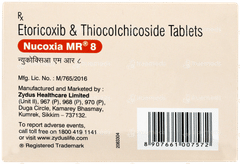 Nucoxia Mr 8 Tablet 10 Nucoxia Mr 8 Tablet 10