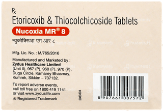 Nucoxia Mr 8 Tablet 10