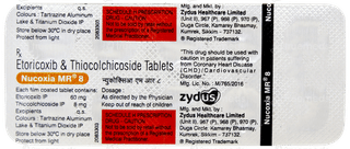 Nucoxia Mr 8 Tablet 10