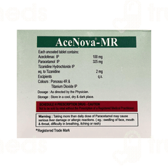 Acenova 100/325/2 MG Tablet Mr 10