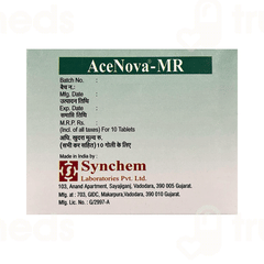 Acenova 100/325/2 MG Tablet Mr 10