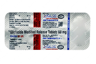 Gliclize 60 MG Tablet Mr 10