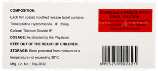 Angidine Retard Tablet 10
