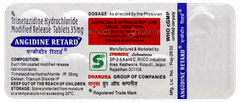 Angidine Retard Tablet 10 Angidine Retard Tablet 10