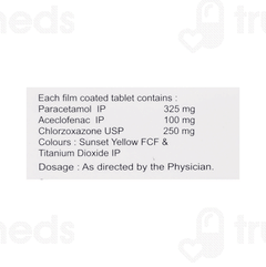 Aclotec 100/325/250 MG Tablet Mr 10