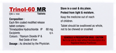 Trinol 60 Mr Tablet 10