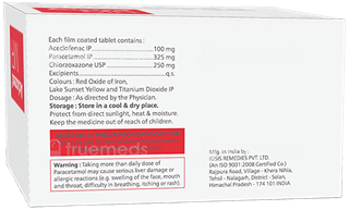 Aclozest 100/325/250 Mg Tablet Mr 10