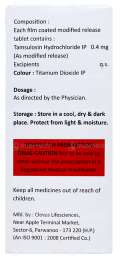 Prosnil 0.4 Mr Tablet 10 Prosnil 0.4 Mr Tablet 10