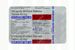 Mclazide Mr 60 MG Tablet 15