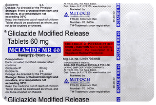 Mclazide Mr 60 Tablet 15