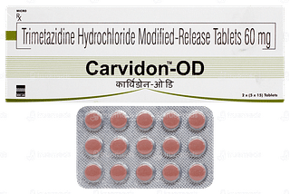 Carvidon Od Tablet 15