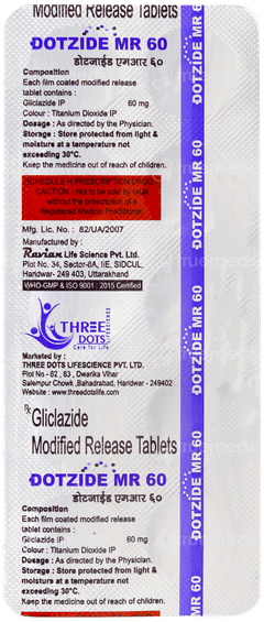 Dotzide Mr 60 Tablet 10 Dotzide Mr 60 Tablet 10