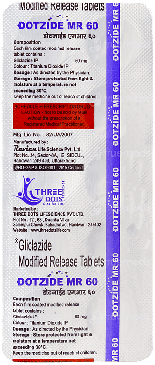 Dotzide Mr 60 Tablet 10