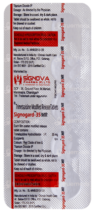 Signogard 35 Mr Tablet 10