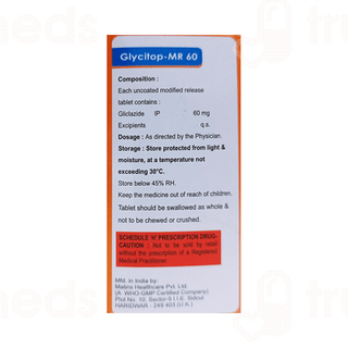 Glycitop Mr 60 Tablet 10