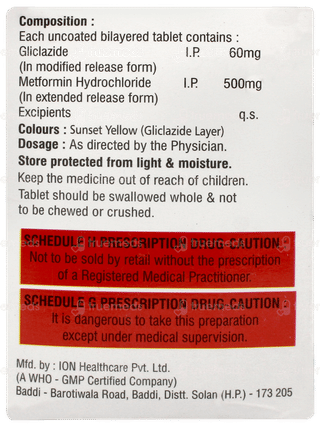 Gliclavac M60 Tablet 10