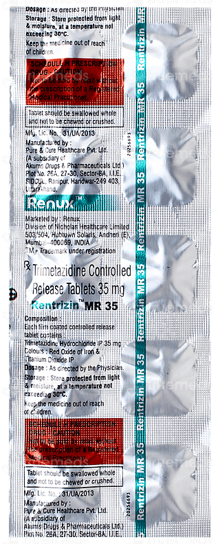 Rentrizin Mr 35 Tablet 10