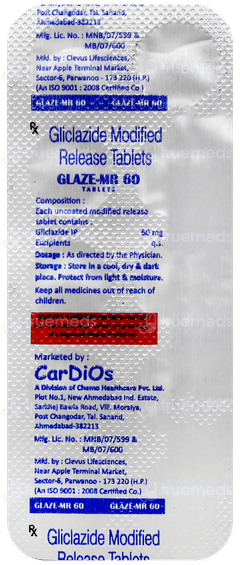 Glaze Mr 60 Tablet 10
