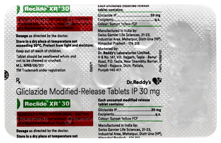 Reclide Xr+ 30 Tablet 15