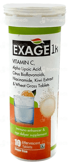 Exage 1K Sugar Free Effervescent Tablet 10 Exage 1K Sugar Free Effervescent Tablet 10