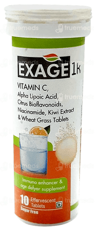 Exage 1K Sugar Free Effervescent Tablet 10
