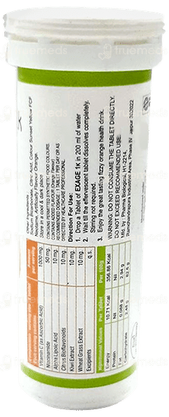 Exage 1K Sugar Free Effervescent Tablet 10