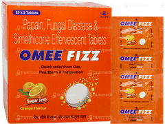 Omee Fizz Orange Flavour Sugar Free Effervescent Tablet 2
