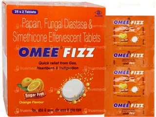 Omee Fizz Orange Flavour Sugar Free Effervescent Tablet 2