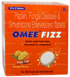 Omee Fizz Orange Flavour Sugar Free Effervescent Tablet 2