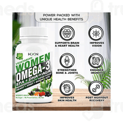 Hxn Vegetarian Women Omega 3 No Sugar Tablet 60